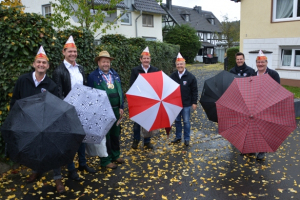 Bäume pflanzen beim Prinzenpaar
